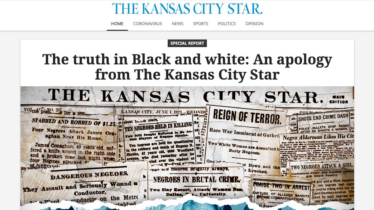 Kansaský deník se omluvil za rasistickou minulost